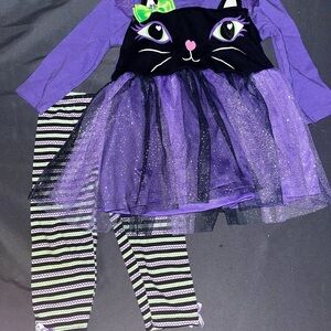 Purple Cat Baby Costume 6-9 Months